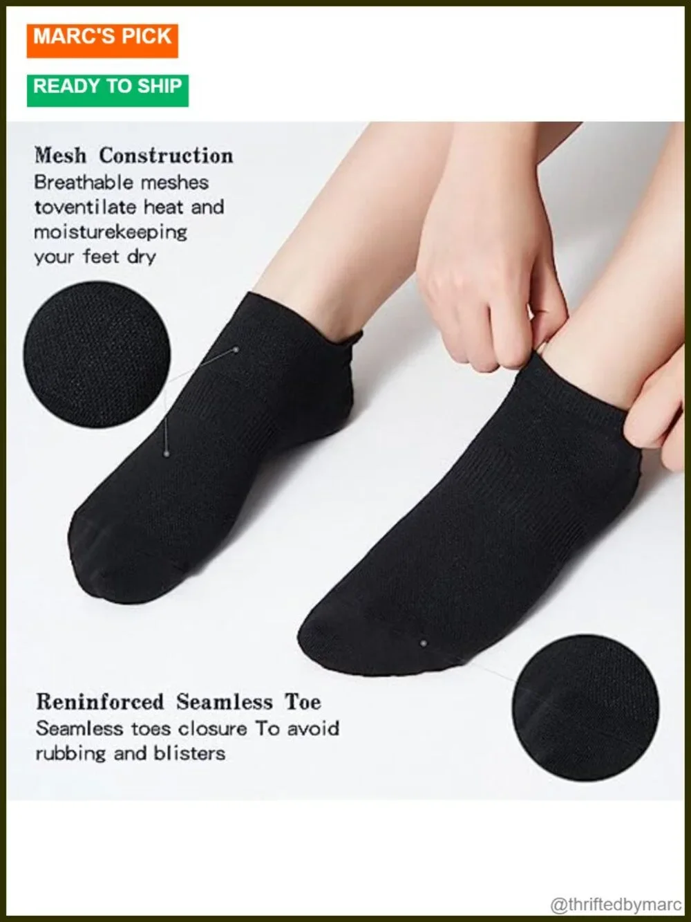6/12 Pairs Low Cut No Show Athletic Ankle Socks Cotton Nylon Spandex